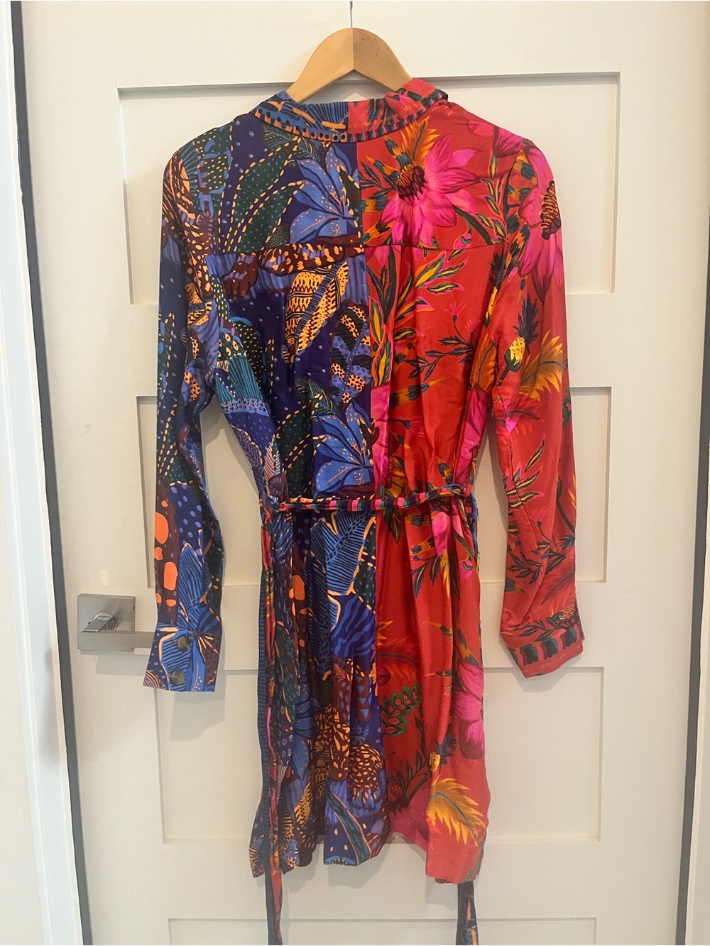 FARM Rio Mixed Print Chemise Dress - *tailored* - Picture 4 of 6